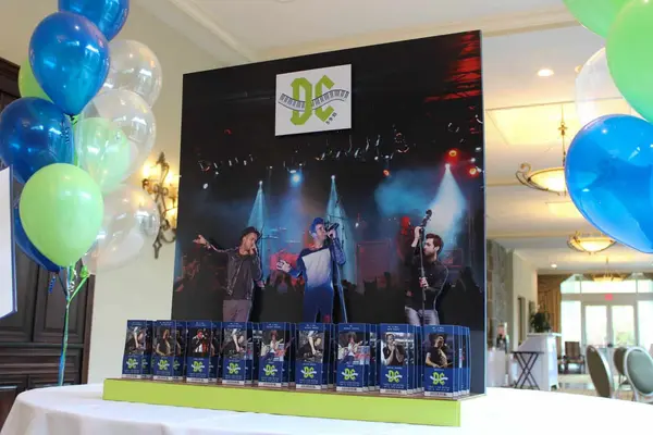 Music Concert Stage Seating Card Display