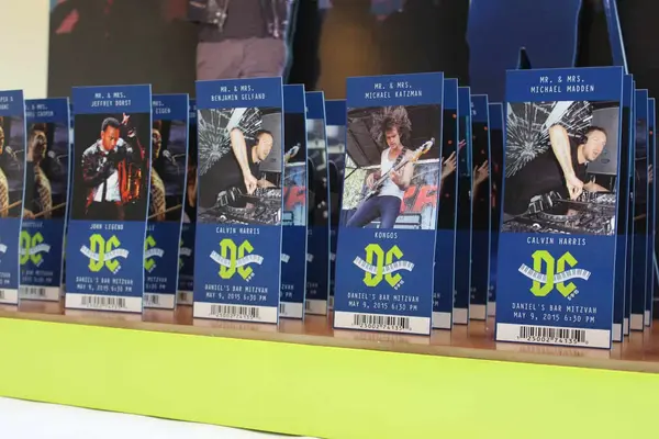 Concert Ticket Place Cards