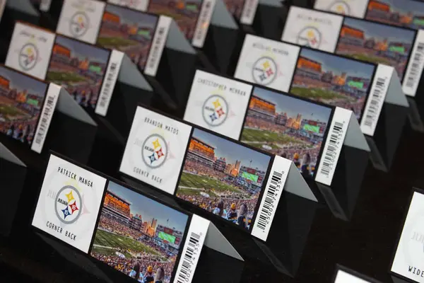 Steelers Ticket Place Card