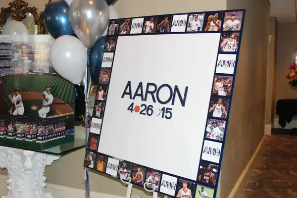 Basketball & Baseball Themed Sign in Board