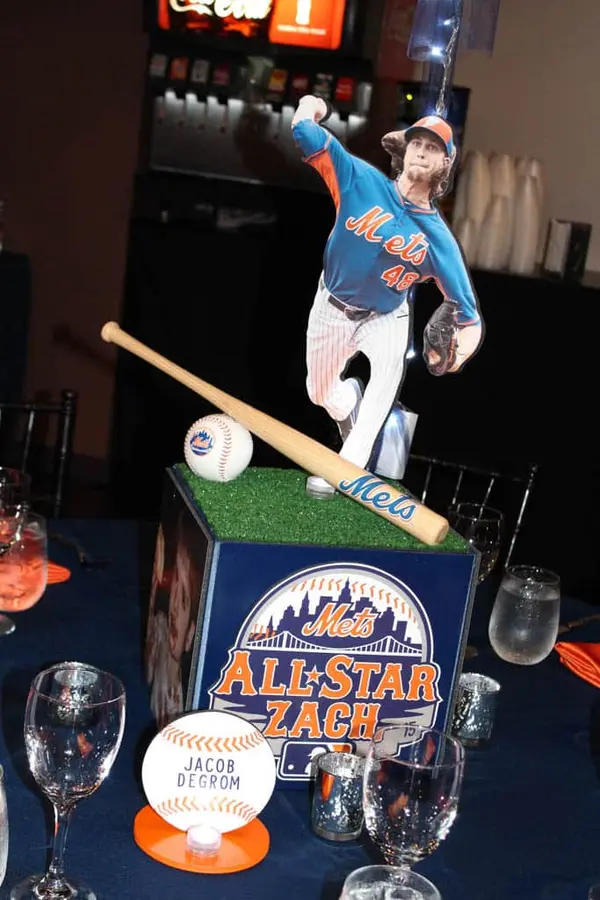 Mets Themed Centerpiece