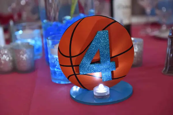 Basketball Table Sign