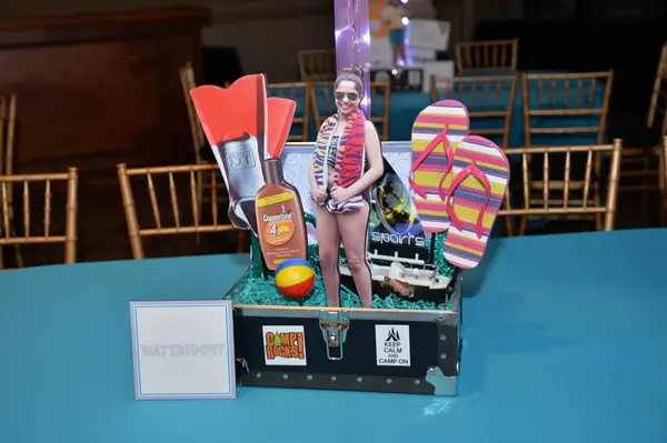 Watersports Camp Trunk Centerpiece
