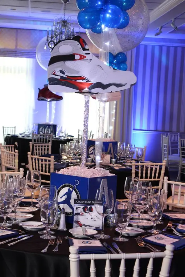 Sneaker Themed Centerpiece