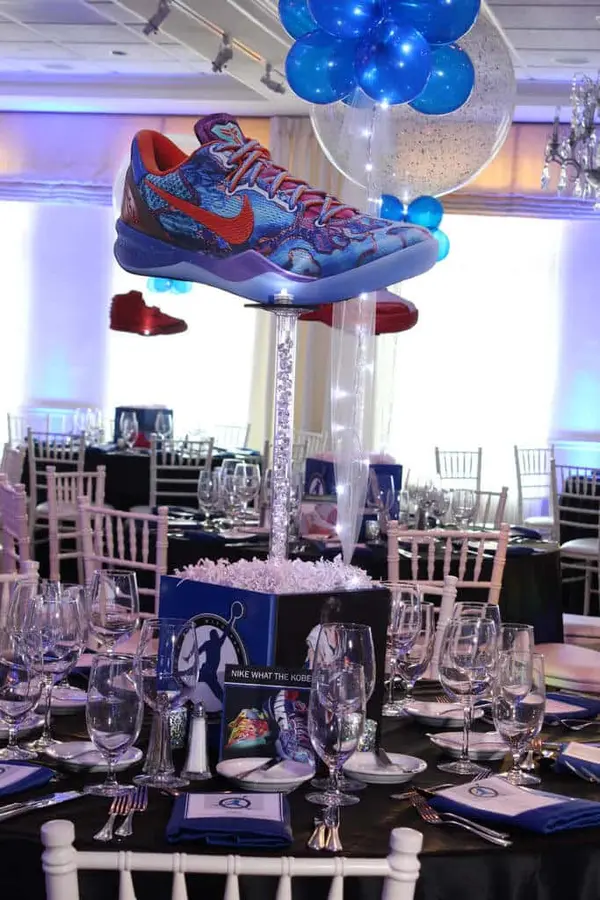 Sneaker Themed Centerpiece