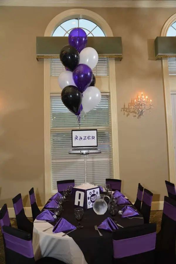 Technology Themed Centerpiece