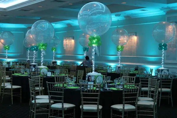 Teal LED Room Lighting