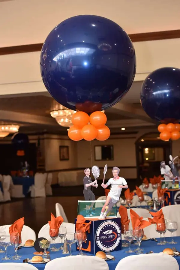 Tennis Themed Centerpiece