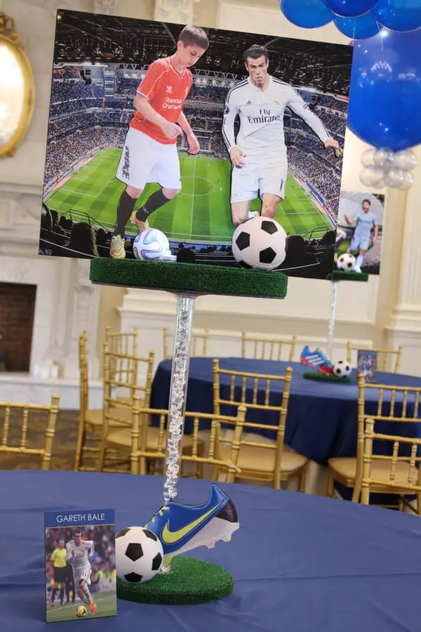 Soccer Diorama Centerpiece