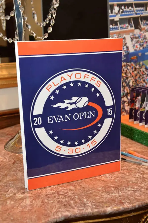Tennis Themed Sign in Book