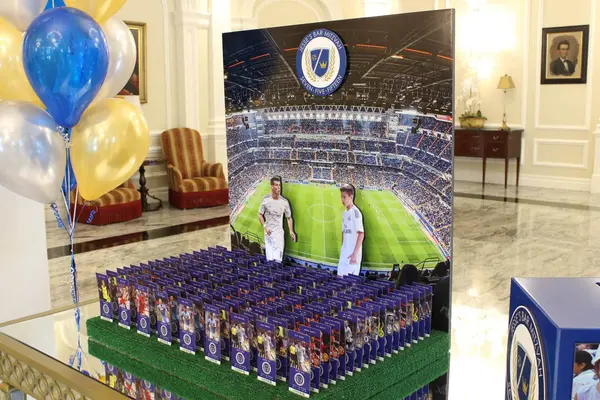 Soccer Stadium Seating Card Display