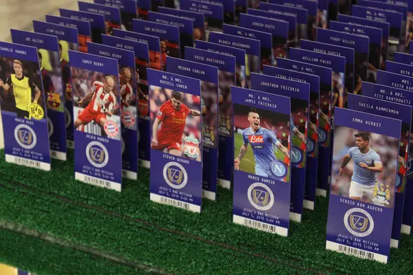 Soccer Ticket Place Cards