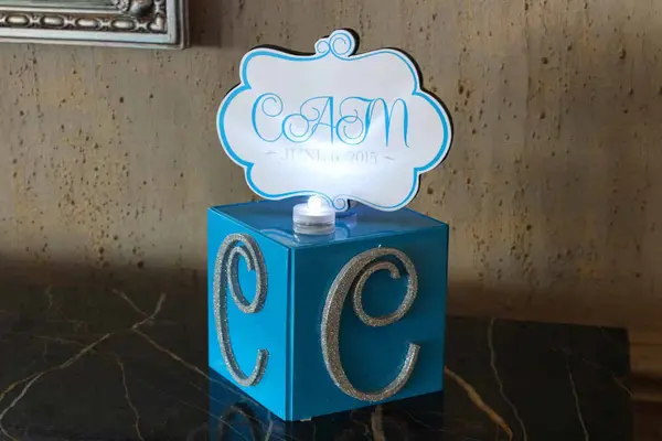 Mini Cube Centerpiece