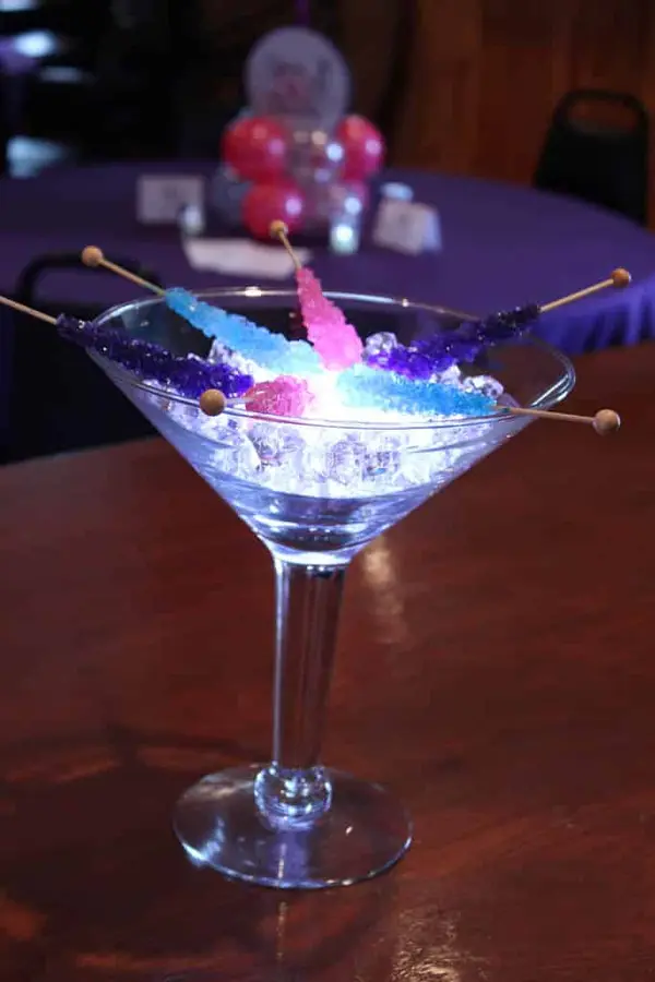 Martini Glass Centerpiece