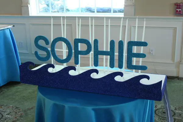 Swim Themed Candle Lighting Display