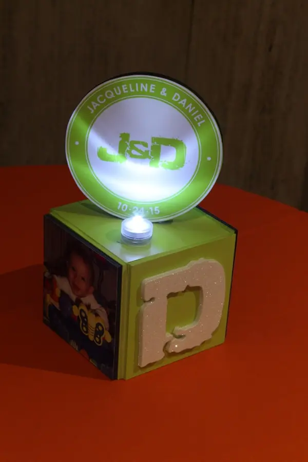 Mini Cube Centerpiece