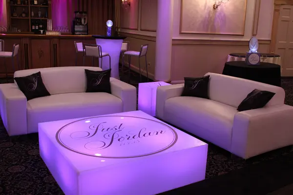 Purple LED Bat Mitzvah Lounge
