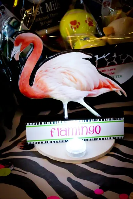 Animal Themed Table Sign