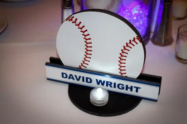 Baseball Table Sign