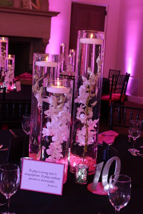 LED Orchid Centerpiece