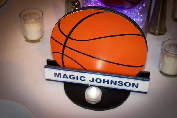 Basketball Table Sign