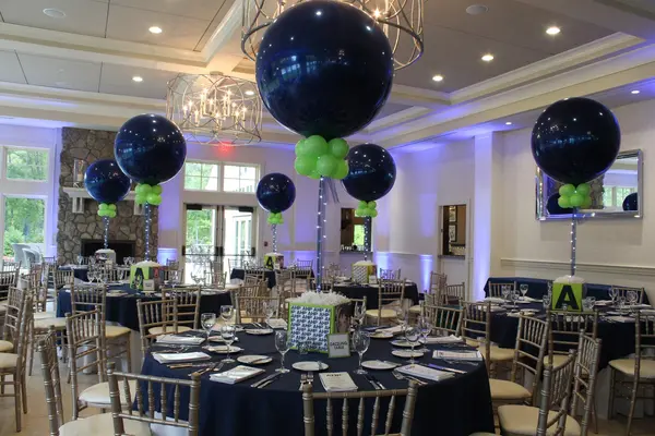 Navy and Lime Bar Mitzvah