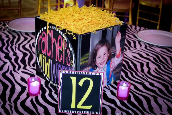 Bat Mitzvah Table Number