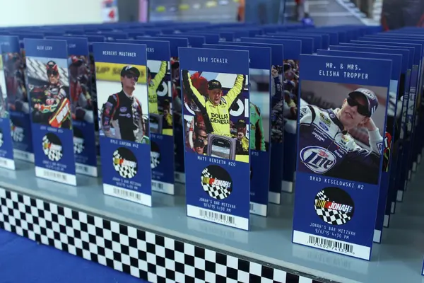 Nascar Ticket Place Cards