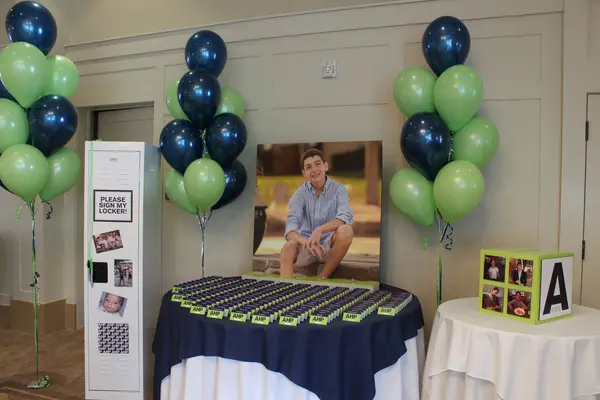 Blowup Photo Seating Card Display