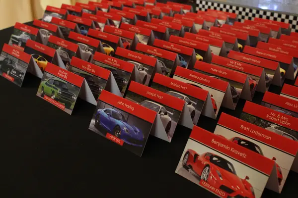 Car Themed Place Cards