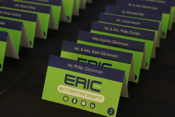 Bar Mitzvah Logo Place Cards
