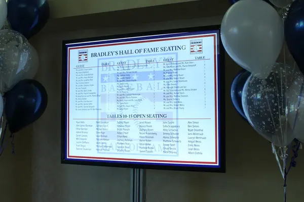 LED Seating Card Poster