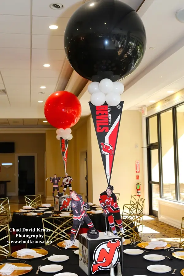 Hockey Themed Centerpiece