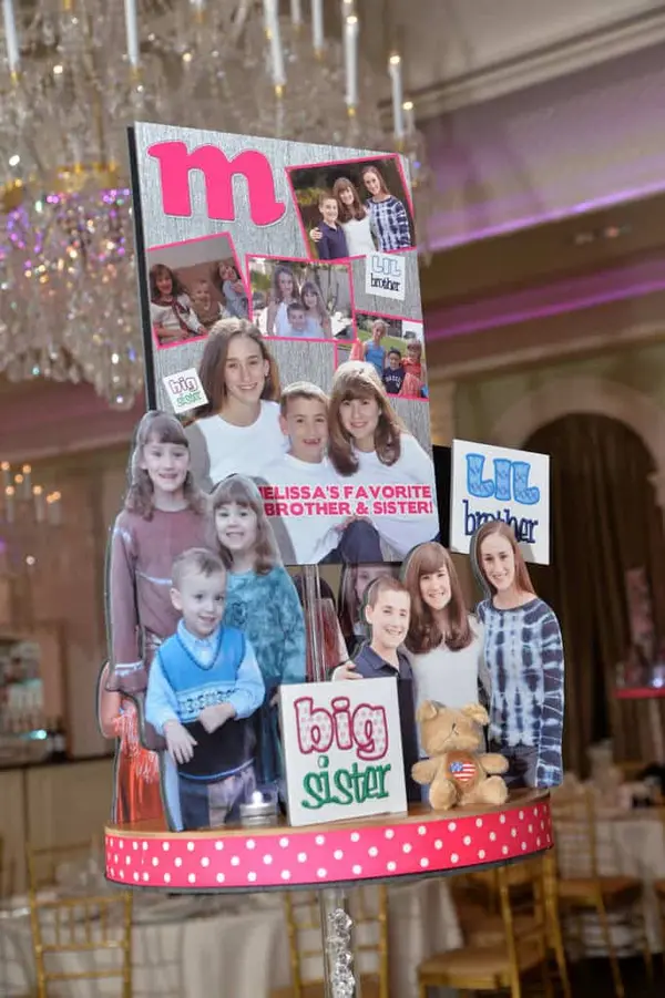 Magazine Themed Centerpiece