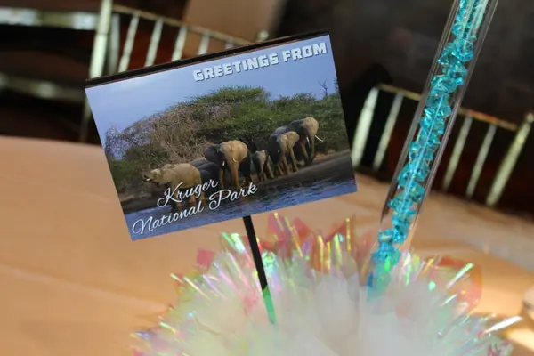 Postcard Table Sign