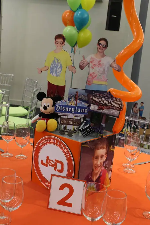 California Themed Centerpiece