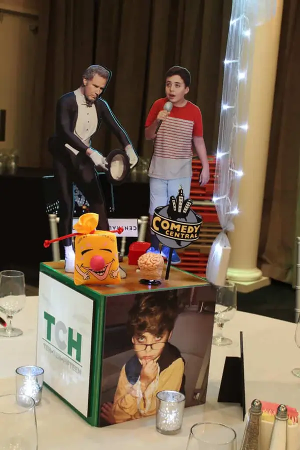 Comedy Themed Centerpiece