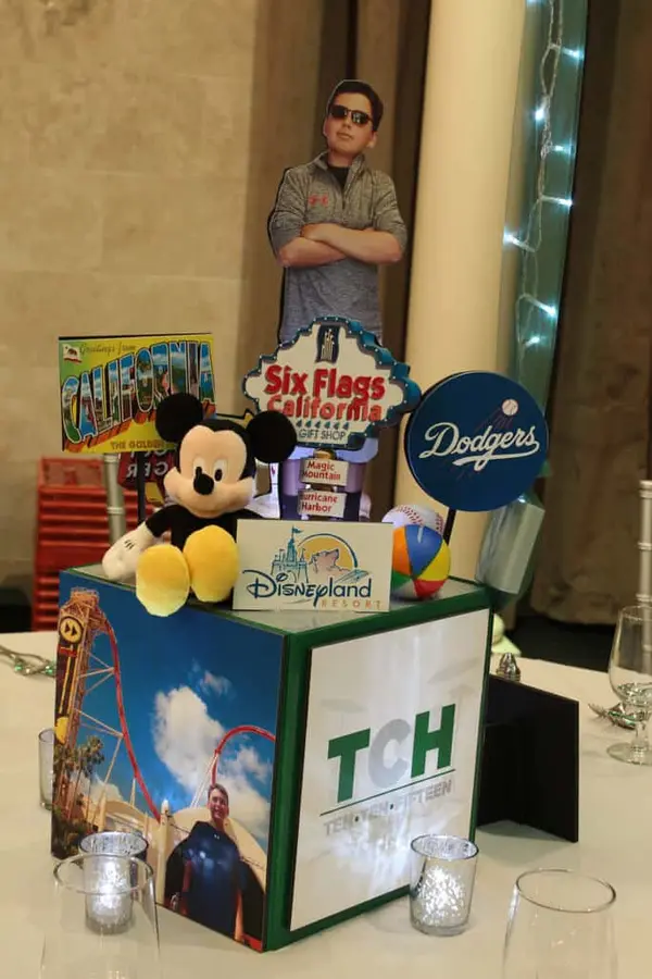 California Themed Centerpiece