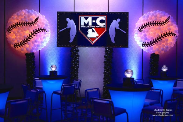 Baseball Themed Backdrop