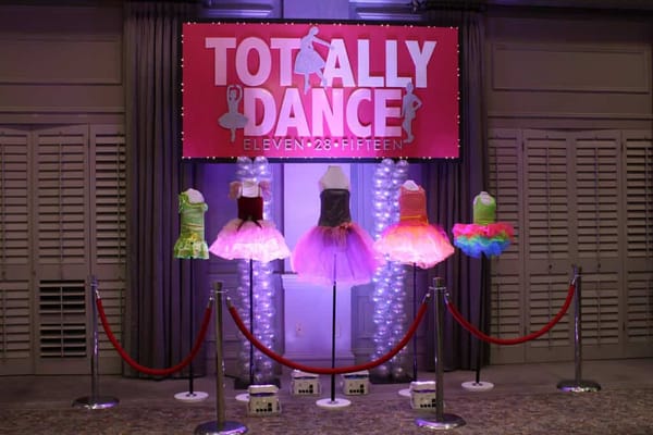 Dance Themed Backdrop