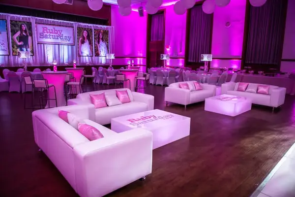 Club Themed Bat Mitzvah Lounge