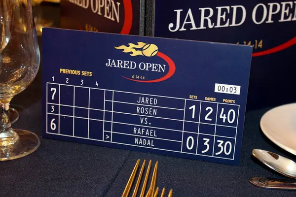 Tennis Table Sign
