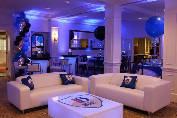 Ski Themed Bar Mitzvah Lounge