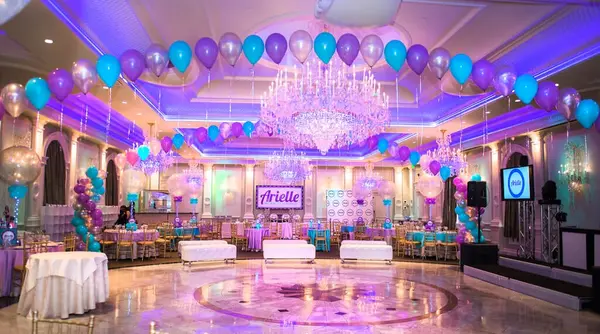 Turquoise and Lavender Bat Mitzvah
