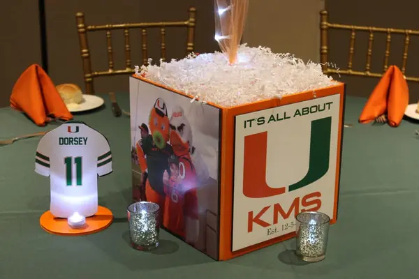 University of Miami Themed Photo Cube
