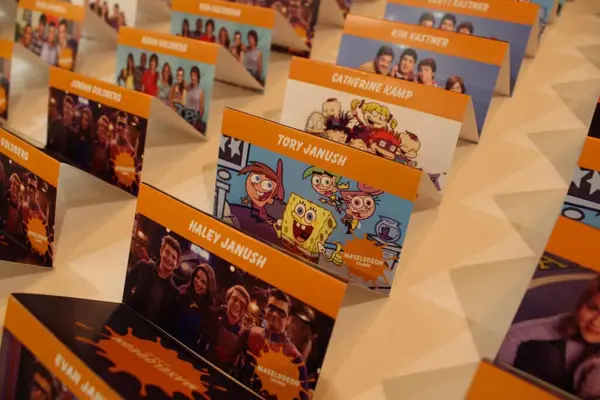 Nickelodeon Themed Place Cards