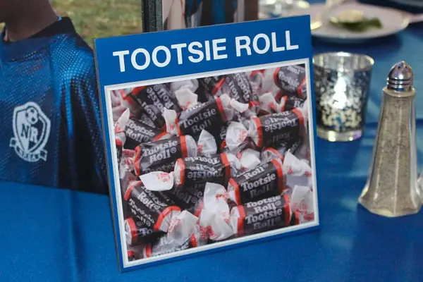 Candy Themed Table Sign