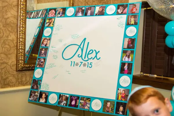 Photo Border Sign in Board