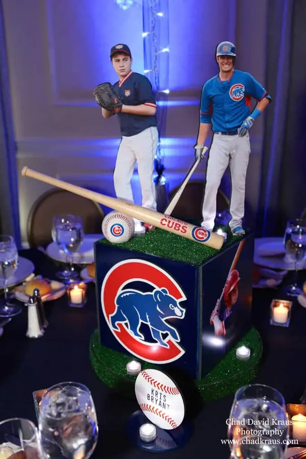 Baseball Themed Centerpiece