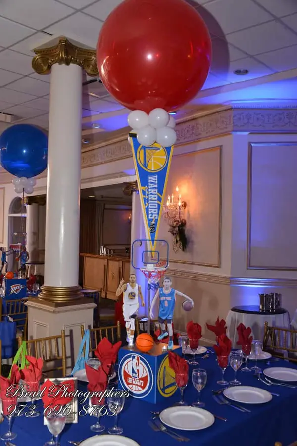 Basketball Themed Centerpiece